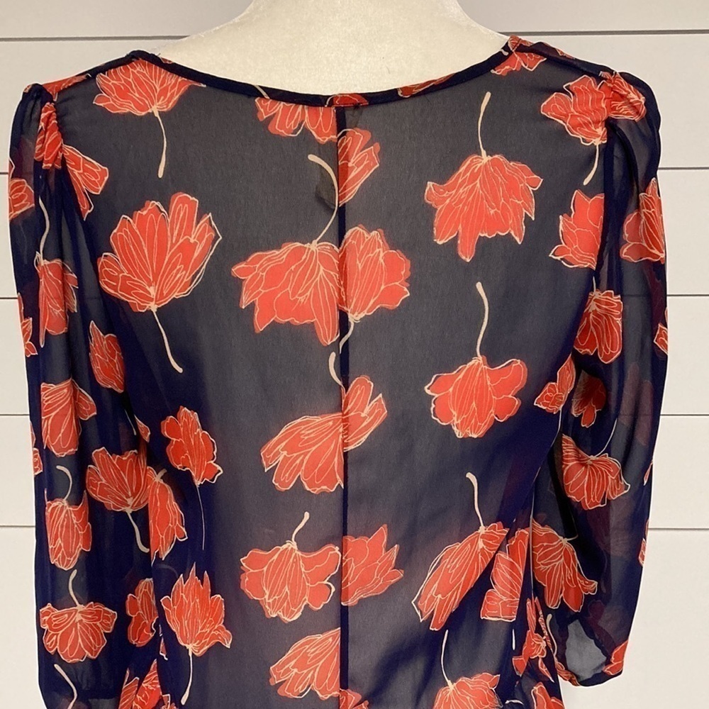 Needle & Thread Sheer Floral Top - Picture 6 of 10